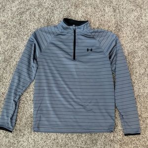 Under Armour Men's S 3/4 zip pullover Gray